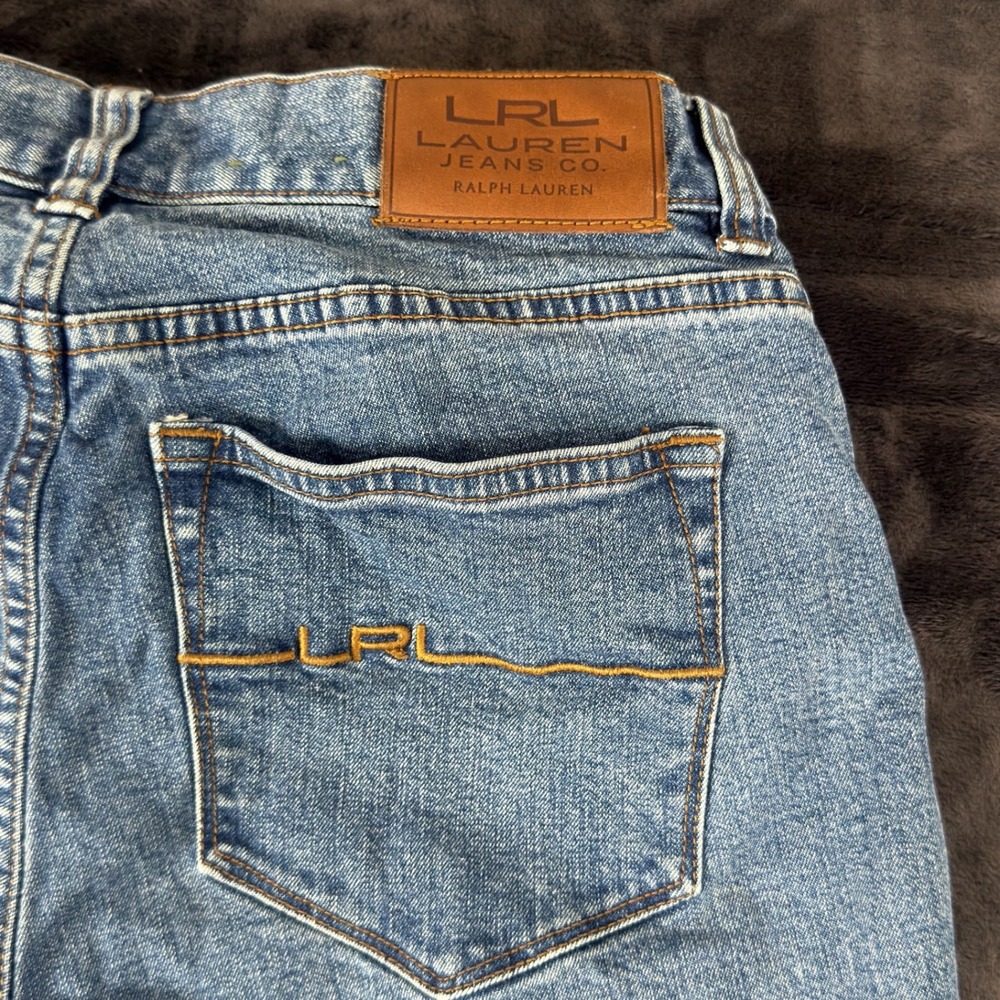 Lauren Ralph Lauren Jeans Womens 2 Blue Straight Leg Stretch Denim - Picture 9 of 9